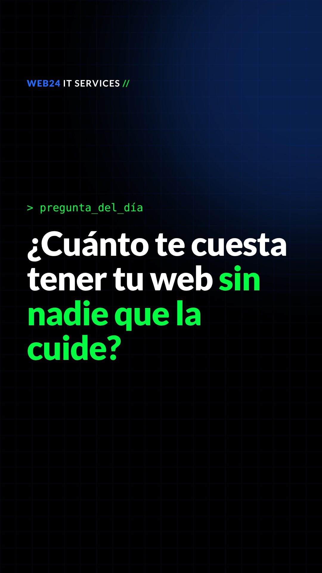 Plan de Hosting y Mantenimiento Web desde $99/mes