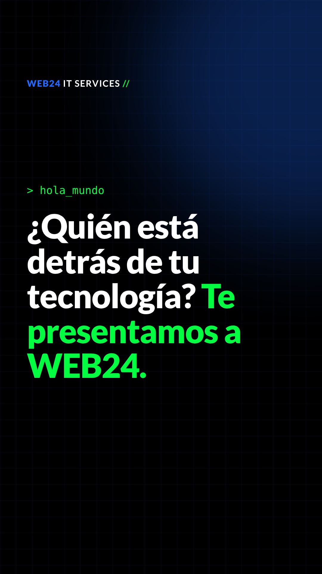 WEB24 IT Services: Inteligencia de Software para tu Negocio