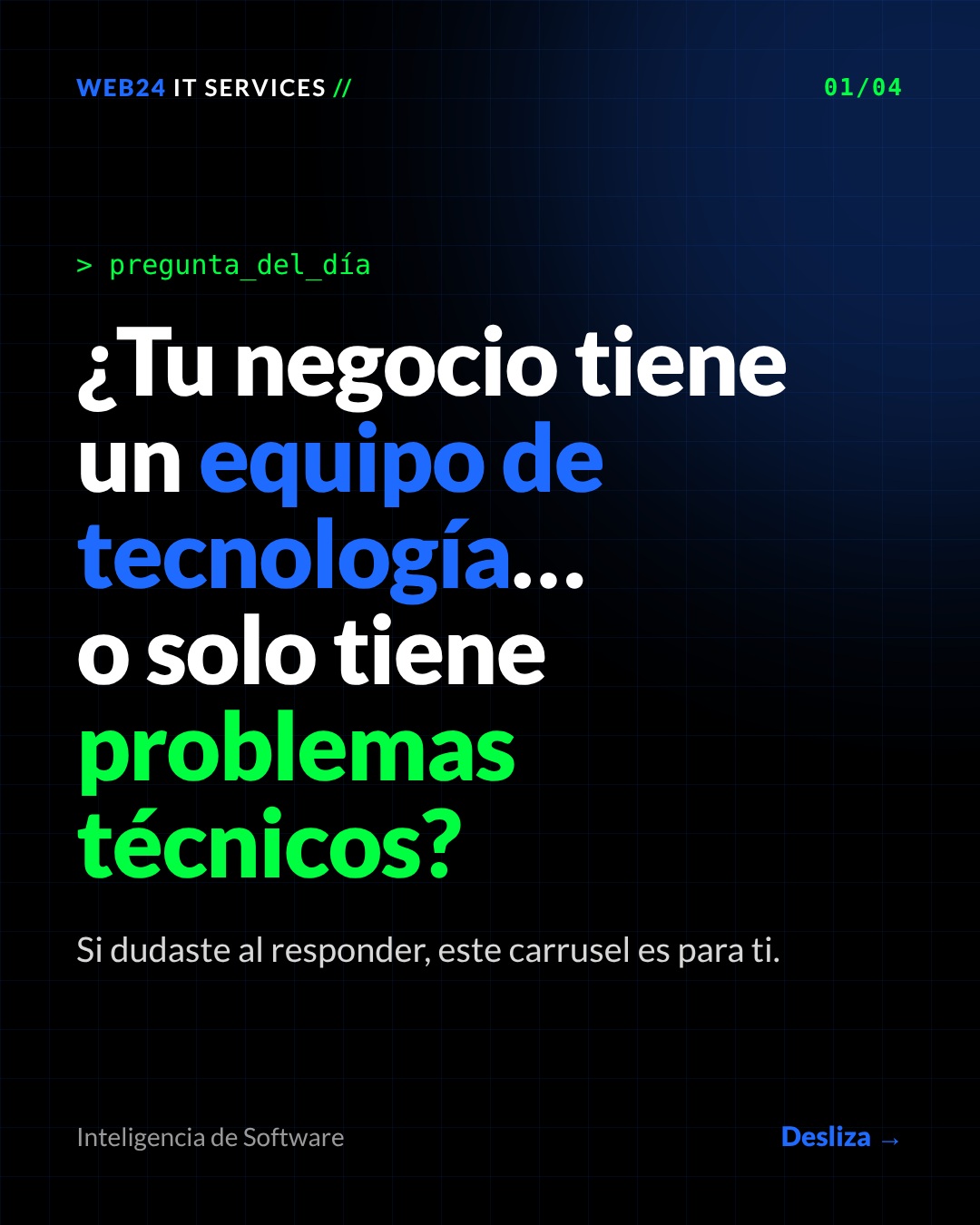 Departamento de IT sin contratar: soluciones WEB24